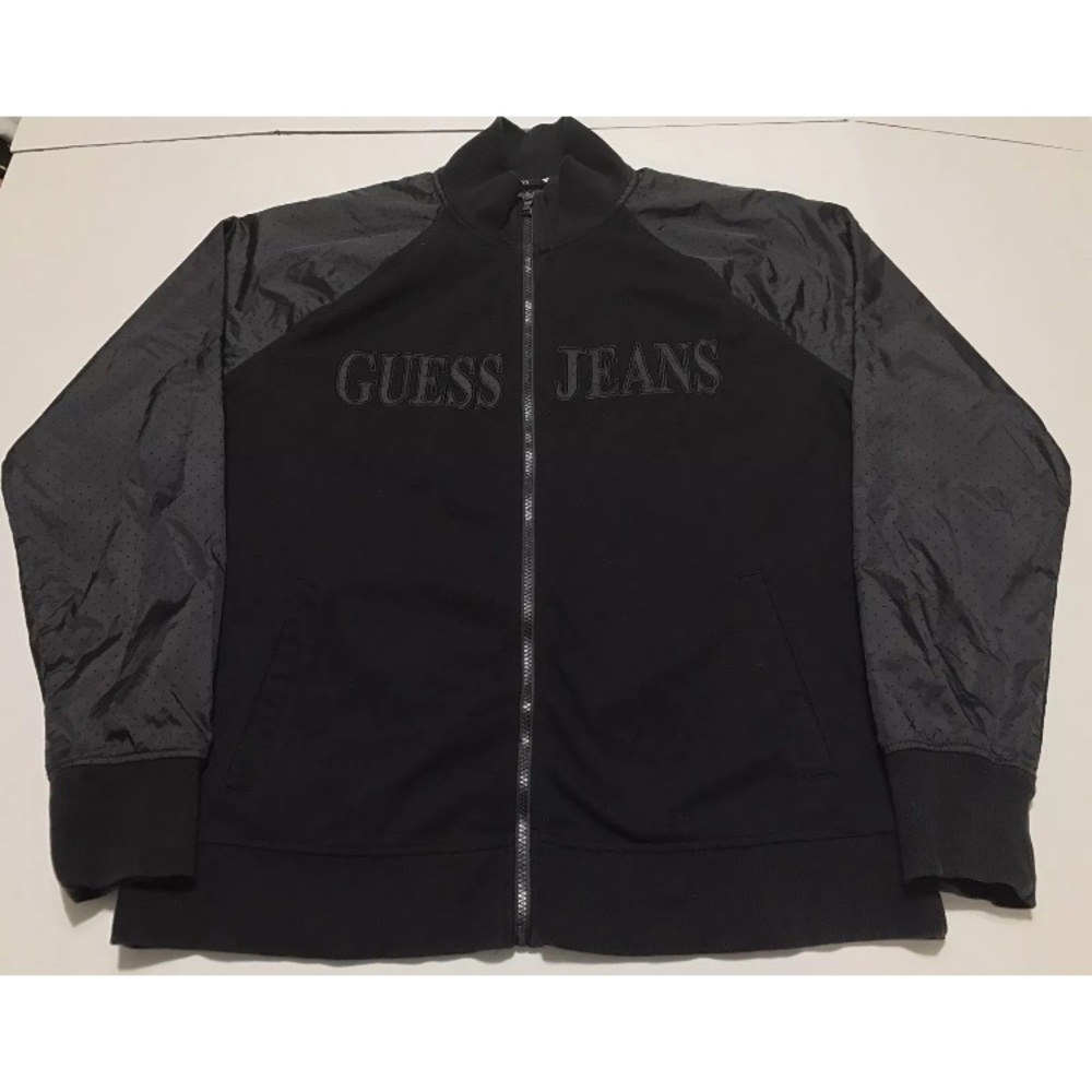 Vintage Guess Jeans Spell Out Zip Up Jacket XXL